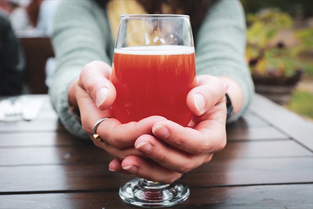 A pint of probiotic beer.