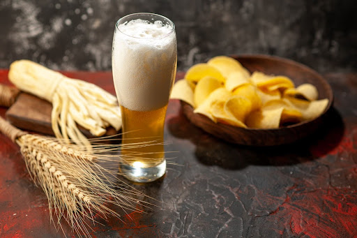 A pint of gluten free beer.